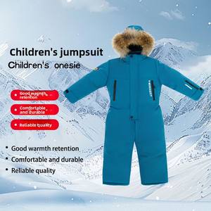 Automne Hiver 2025 Vêtements de neige de <span class=keywords><strong>ski</strong></span> imperméables doublés de polaire une pièce - Product Image 1