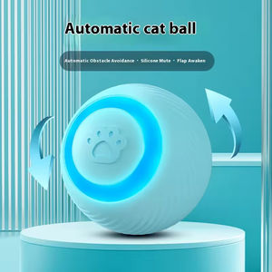 Yeni tasarım kedi oyuncak top silikon haddeleme parça topu şarj edilebilir otomatik kedi Teaser tanrıça oynamak ve çalışan <span class=keywords><strong>Pet</strong></span> akıllı oyuncak - Product Image 3