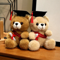 Nouvelle mini peluche ours en peluche Dr Bear avec rembourrage en coton PP, cadeau de graduation parfait pour les 14 ans et plus