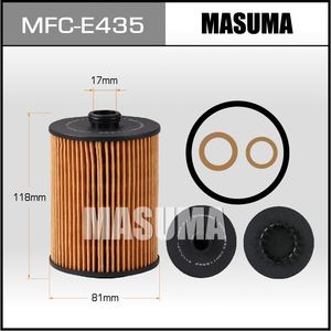 Filtro de Aceite de Motor de Alto Flujo MFC-E435 MASUMA, Estructura de Medio de Baja Restricción para <span class=keywords><strong>ARTEGA</strong></span> - Product Image 3