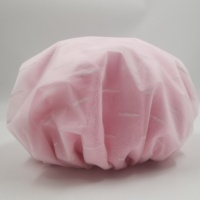 Personnalisé Femme Luxe Imperméable Eva Microfibre Tissu Doublé Bonnets de Douche Xl Extra Large Jumbo Réversible Cheveux Bonnet de Bain