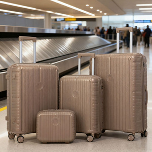Set di Valigie Unisex in PP con Serratura <span class=keywords><strong>TSA</strong></span>, Impermeabili, Antifurto, con Ruote Silenziose Omnidirezionali, Design Moderno Classico, Fodera in Poliestere - Product Image 1