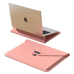 Funda para portátil de 13 <span class=keywords><strong>14</strong></span> <span class=keywords><strong>pulgadas</strong></span>, Funda de cuero impermeable con soporte para <span class=keywords><strong>MacBook</strong></span> <span class=keywords><strong>Pro</strong></span> <span class=keywords><strong>14</strong></span> Air 13 13,6 <span class=keywords><strong>Pro</strong></span> 13 <span class=keywords><strong>pulgadas</strong></span> - Product Image 6