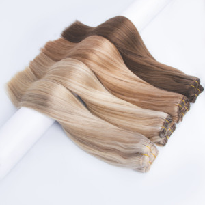 Tóc thô khối lượng thiết kế mới sợi ngang da liền mạch sợi ngang có thể được cắt đôi rút ra Thiên Tài sợi ngang phần mở rộng tóc - Product Image 5