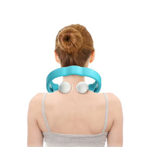 Masseur manuel pour le cou et les épaules, double point, auto-masseur, outil de soins de santé, masseur manuel pour le cou, PP+TPE, unisexe - Product Image 2