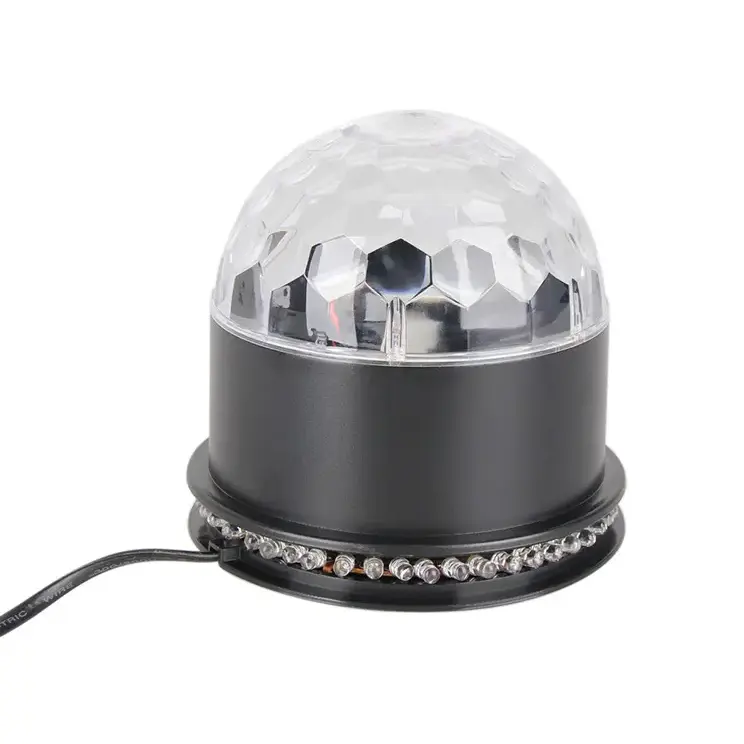 Управление звуком Goldmore4, освещение для дискотеки, диджея, домашней вечеринки, RGB, светодиодные мини-светильники с хрустальными шариками
