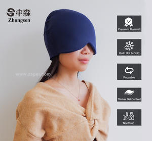 Gel multifuncional compresa caliente compresa fría tapa para aliviar el <span class=keywords><strong>dolor</strong></span> de cabeza alivia el <span class=keywords><strong>dolor</strong></span> y la tensión reutilizable - Product Image 3
