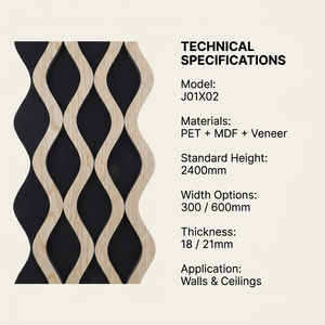 Système de grille linéaire en MDF sur mesure, panneau mural acoustique ignifuge B2, <span class=keywords><strong>d</strong></span>écoration moderne pour salon, hôtel de luxe, hall <span class=keywords><strong>d</strong></span>'entrée - Product Image 6