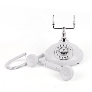 Cheeta colore bianco CT-8301 rotativo tipo Retro registrazione di messaggi telefonici Audio Guestbbook telefono telefono matrimonio - Product Image 5