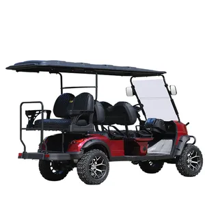 Made New Energy Intelligent Solar Golf Cart Voiturette de golf électrique Chine Atv/utv Pièces et accessoires CE 12V 3-4 Buggy Prix Sportif