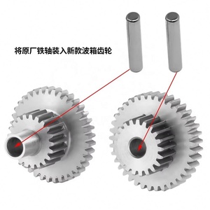 Ensemble de pignons de transmission Overdrive Underdrive en acier inoxydable pour <span class=keywords><strong>TRX4M</strong></span> 1/18 Bronco Defender RC Car Pièces de mise à niveau - Product Image 5