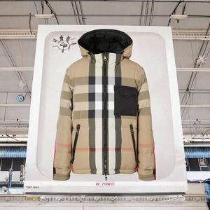 <span class=keywords><strong>Veste</strong></span> décontractée pour hommes en polyester imperméable <span class=keywords><strong>grande</strong></span> <span class=keywords><strong>taille</strong></span> en velours à revers <span class=keywords><strong>costume</strong></span> à col montant avec fermeture à glissière Service OEM - Product Image 3