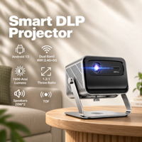 Fournisseur professionnel de projecteurs intelligents OEM ODM, puce DMD de 0,47 pouces, projecteur DLP 1080P natif, fabricant de projecteurs, logo personnalisé