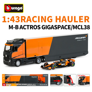 <span class=keywords><strong>Burago</strong></span> 1:43 Modèle de camion porte-conteneurs en alliage semi-remorque <span class=keywords><strong>F1</strong></span> Racing Iveco S-Way570/ SF-24 MCL38 Jouet pour adulte et garçon Nouveauté 2026 - Product Image 5
