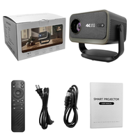 Proyector Inteligente P20 de Fábrica, 4K, 2GB, 32GB, Android 14, Full HD 1080P, 550ANSI Lúmenes, Enfoque Automático, WiFi 5G, Tiro Corto, Cine en Casa