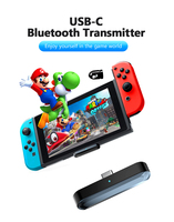 Accessoires de jeu G1 Émetteur sans fil mains libres Type-C USB Dongle audio Bluetooth pour PC Playstation XBOX PS4 PS5