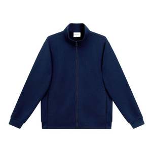 Chaqueta de cuello de polo Bordado de peso pesado Sudadera con capucha Jersey Logotipo personalizado Gran tamaño slim fit Cremallera Polar Fleece Sudadera Hombre - Product Image 1