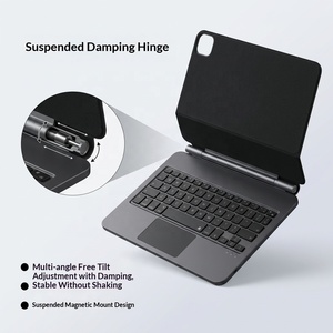 Clavier pour tablette facile à utiliser avec étui magnétique, clavier mécanique sans fil à ciseaux et pavé tactile pour iPad - Product Image 5