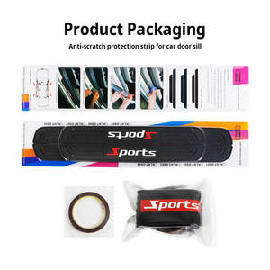 4 Uds <span class=keywords><strong>Protector</strong></span> de parachoques Universal de <span class=keywords><strong>goma</strong></span> antiarañazos <span class=keywords><strong>Protector</strong></span> de alféizar de <span class=keywords><strong>maletero</strong></span> Tira protectora protectores de umbrales de <span class=keywords><strong>coche</strong></span> - Product Image 5