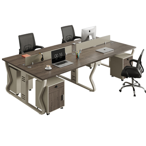 Bàn văn phòng nhân viên văn phòng bàn đơn giản màn hình hiện đại trạm tủ khóa phân vùng nhân viên Bàn máy tính - Product Image 6