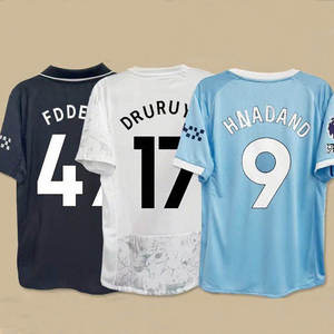2025 2026 Chất lượng cao của nam giới bóng đá Áo T-shirt Thái của nam giới bóng đá thiết lập Retro đội bóng đá T-shirt thể thao - Product Image 1