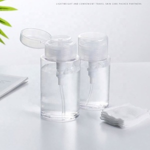 ขวดปั๊มแบบพกพา ใส ปิดล็อคได้ สำหรับใส่ยาทาเล็บ น้ำยาล้างเครื่องสำอาง - Product Image 4