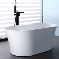 Baignoire autoportante portable avec drain, baignoire traditionnelle de haute qualité pour usage hôtelier, certifiée CUPC, directement du fabricant