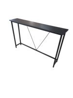 Console d'entrée en bois rustique, table de présentation pour couloir, table basse étroite pour canapé