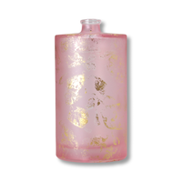 Bouteille de parfum OEM nouveauté diffuseur de voiture vaporisateur en verre dépoli rond 50 ml rose 100ml bouteille de parfum
