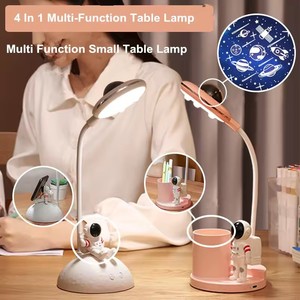 Lampe de lecture de dessin animé pour la protection des yeux, lampe de bureau décorative, <span class=keywords><strong>projecteur</strong></span> rechargeable 1200 mAh, veilleuse de chevet pour le sommeil - Product Image 2
