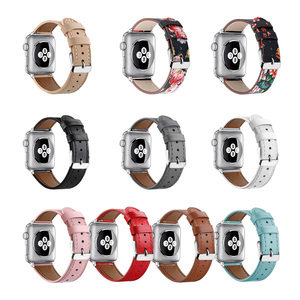 20mm cuero de vaca mariposa hebilla Correa 42mm Gamuza aceite cera cuero Smart Watch pulseras para Apple <span class=keywords><strong>Casio</strong></span> Series 10 - Product Image 6
