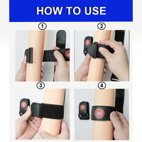 Sangles de vélo auto-adhésives, attaches élastiques antidérapantes à crochet et boucle, sangles élastiques en silicone pour bottes de jambe, boîtes d'attaches de câble