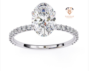 <b>Indian</b> Exporter Moissanite Engagement <b>Ring</b> Suitable For Formal Events Romantic Moments Special Celebration Available For Sale - Product Image 3