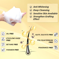 Brosse professionnelle Gollee pour extensions de cils, nettoyage en profondeur, réutilisable, résistante à l'eau, pour cils individuels, en coton noir