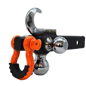 Bytes à trois boules enduites de poudre avec crochet manille <span class=keywords><strong>attelage</strong></span> récepteur <span class=keywords><strong>attelage</strong></span> avec récupération manille <span class=keywords><strong>boule</strong></span> <span class=keywords><strong>attelage</strong></span> montage pièces de remorque - Product Image 4