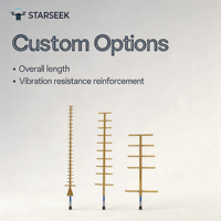 Antenne directionnelle UWB Starseek Log Periodic pour détection, scanner de spectre RF pour drones et récepteur d'alerte précoce aérien CN/GUA