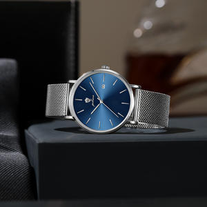 <span class=keywords><strong>Reloj</strong></span> de Pulsera de Cuarzo para Hombre Gohuos 8829, Estilo Clásico, Deportivo y Ejecutivo, Correa de Acero de Malla, <span class=keywords><strong>Reloj</strong></span>, Montre, Resistente al Agua 30M, Esfera Simple - Product Image 5