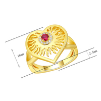 Kirin bijoux Design de mode 925 argent Sterling plaqué or Rose grands anneaux femmes géométrique disque cercle anneau