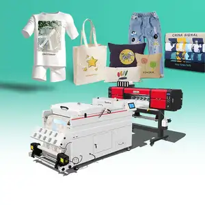 Cheap Price T-Shirts Garments Shoes Bags 2 XP600 I3200 Heads 24 Inch 60cm Dtf Machine Printer Printing Machine