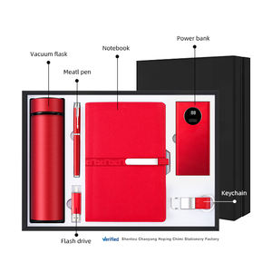 कस्टम ब्रांड नई ए 5 सादे नोटबुक कुंजी श्रृंखला प्रचार थर्मोमोस और पेन 32 जी यूएसबी फ्लैश ड्राइव पावर बैंक उपहार सेट आइटम आइटम - Product Image 2