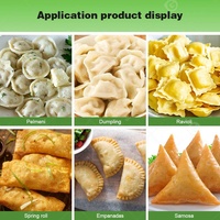 Haute qualité chinois Somosa Samosa Semi Gyoza Empanada faire Bao et Jgl 120 boulette Machine automatique 150