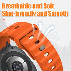 Correas de Reloj de Silicona al por Mayor de Fábrica para Samsung Watch 7 Ultra 47mm, Correa de Repuesto Deportiva Suave de Alta Calidad - Product Image 5