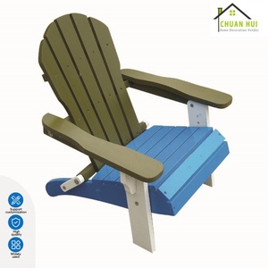 Silla Adirondack con Respaldo Curvo de Madera de Abeto para Área de Lectura en Librerías al Aire Libre, Relajación Inmersiva, Calidad de Fabricación - Product Image 1