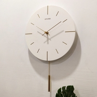 Jam Dinding Rusa Minimalis Nordik Gaya Industrial Modern Kreatif dan Unik dengan Jarum Tembaga untuk Ruang Tamu