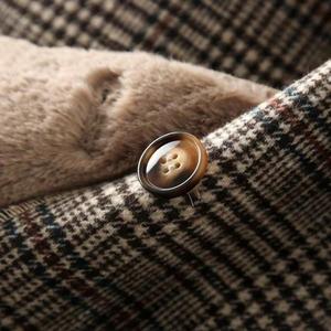 <span class=keywords><strong>Cappotto</strong></span> da <span class=keywords><strong>Donna</strong></span> S-4XL Nuovo Stile Occidentale Abito Invernale Felpa Calda con Cappuccio e Collo in <span class=keywords><strong>Pile</strong></span> Imbottito - Product Image 5