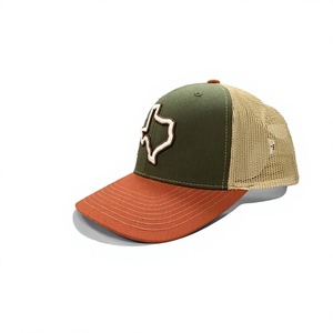 Casquette de camionneur bicolore à profil moyen avec broderie 3D ajustable et dos en maille, fabriquée au Vietnam, pour adultes, idéale pour les activités sportives quotidiennes en extérieur. - Product Image 2