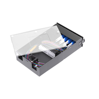 8-Core FTTH Desktop and Wall-Mounted Plastic Optical Fiber Terminal Box with 4-Port LC Optic Fiber Wall-Mounted Box