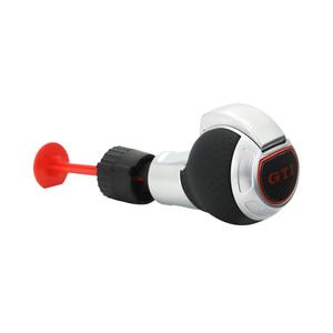 Pomo de Palanca de Cambios para Automóvil Volkswagen Audi, Cuero Negro Perforado con Logotipo GTI, Ergonómico, para Transmisión Automática - Product Image 5