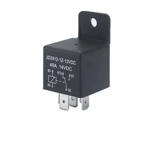 JD2912-1Z-12VDC 12V 40A汽车继电器汽车电气系统5针继电器12V