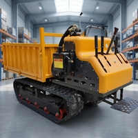 Kostenloser Versand CE EPA Diesel-Raupendumper Hydraulischer Kettenfahrzeug für Bergbau Bau Landwirtschaft Fabrik Großhandelspreis